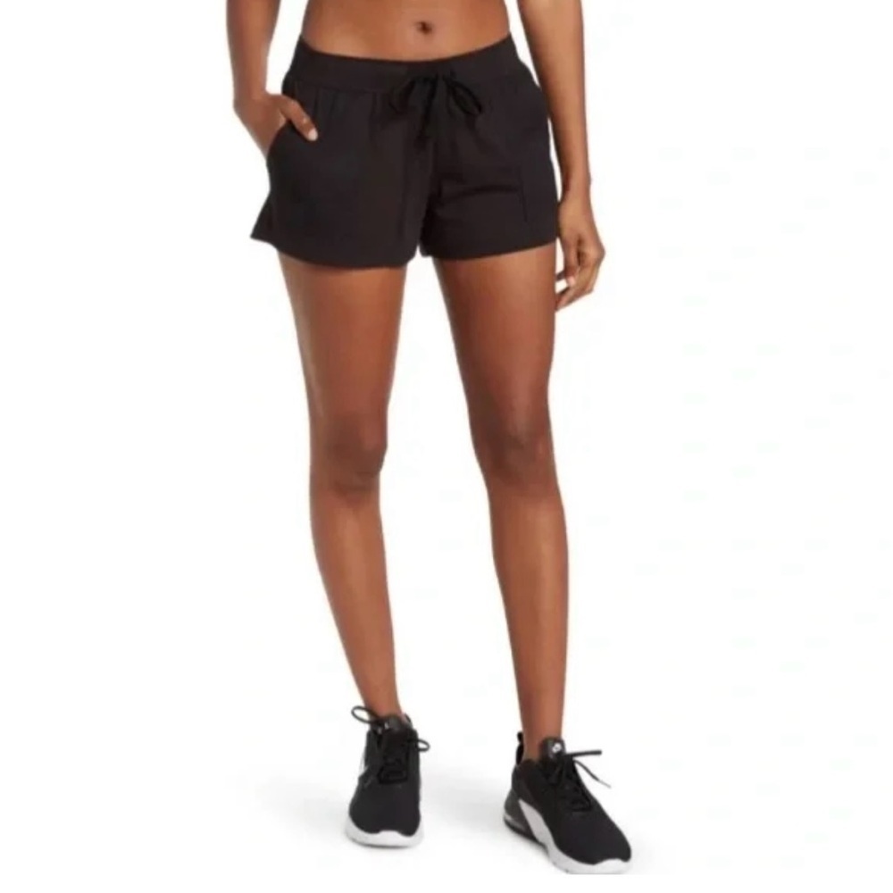 Z By Zella Women Drawstring Loungewear Activewear Black Size Medium